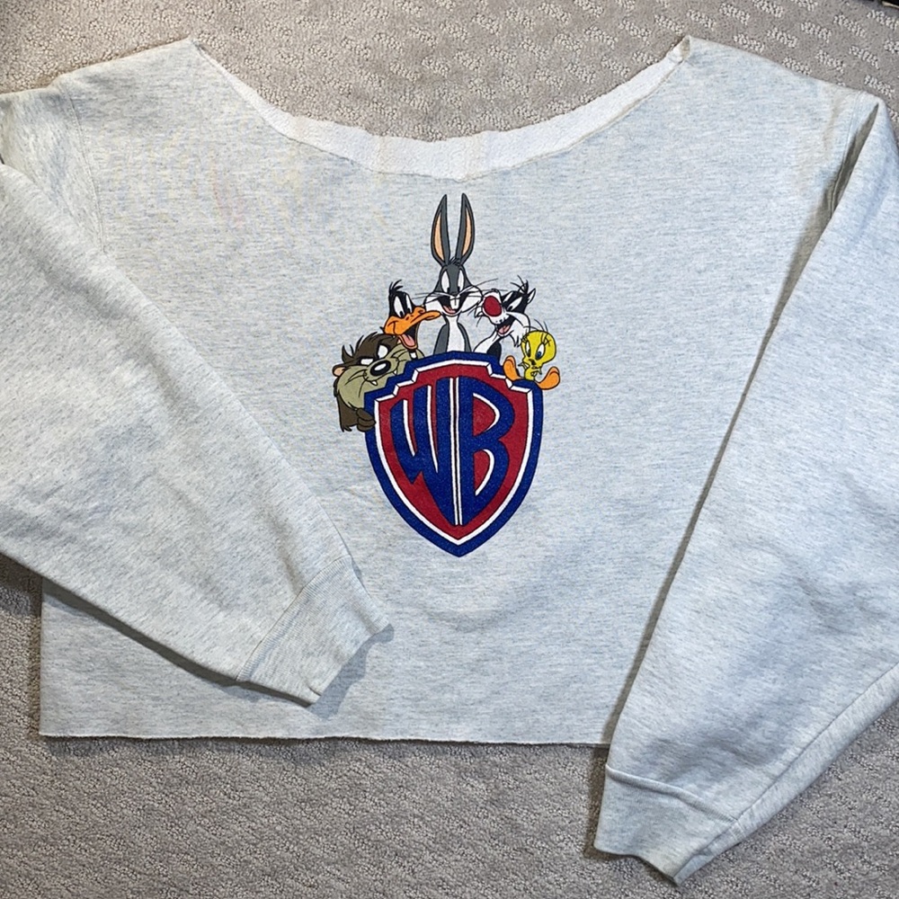 Vintage, Warner Bros, Looney Tunes, Cropped Sweater